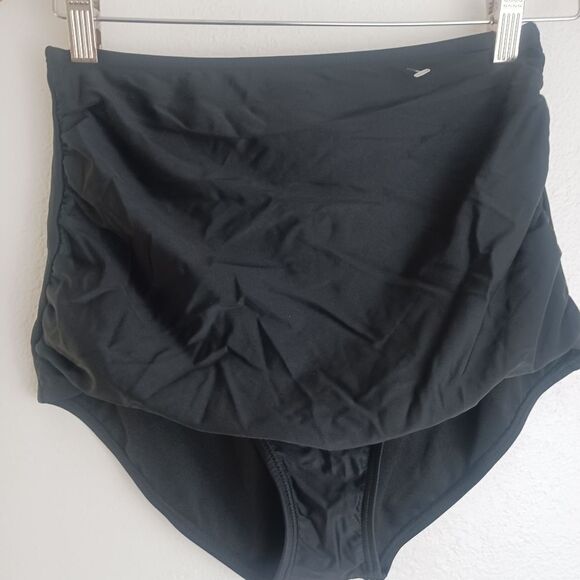 Cocoship high waisted black bikini bottom size 8 - Picture 4 of 4
